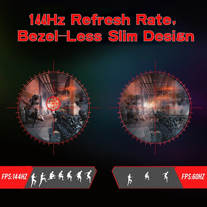 Gawfolk Monitor 34'' 144Hz Bandfish Screen Curved 1500R