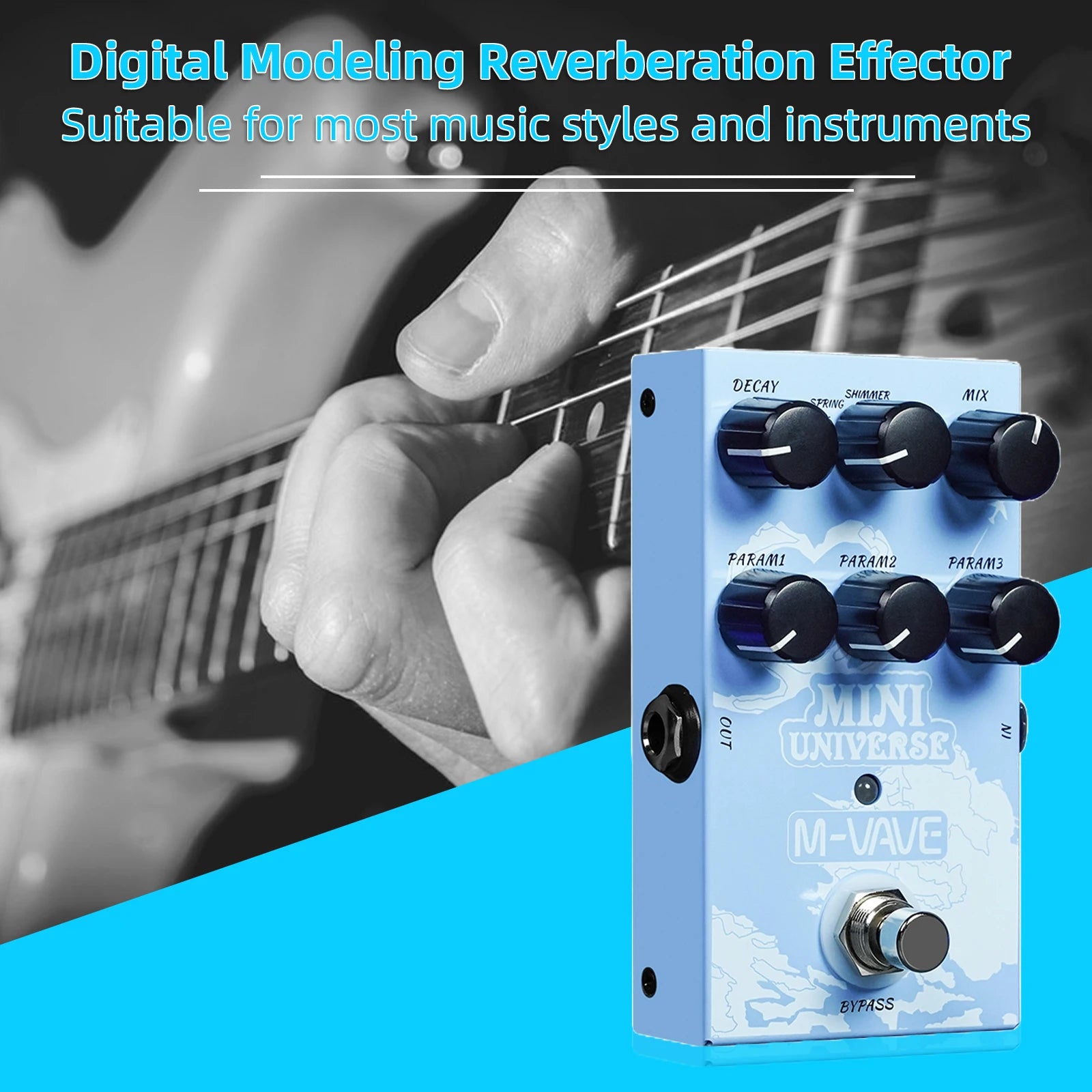 Guitar Effect Pedal Digital Reverb