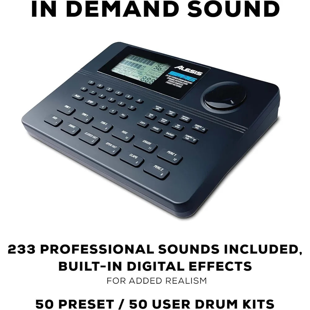 Studio-Grade Standalone Drum Machine W/Sound Library.