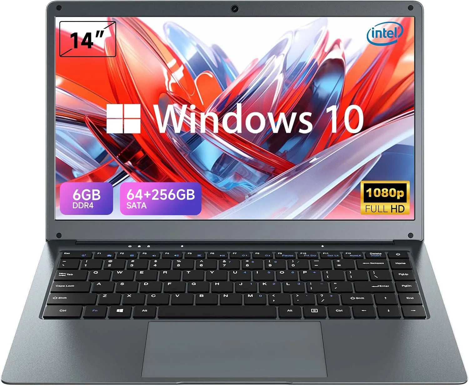 14 Inch Laptop Intel Celeron N3350 6GB RAM
