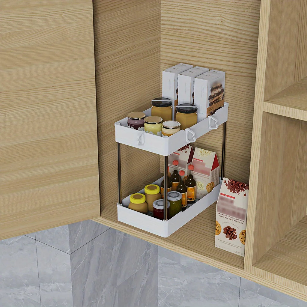 3pcs Under Sink Organizers Storage Racks