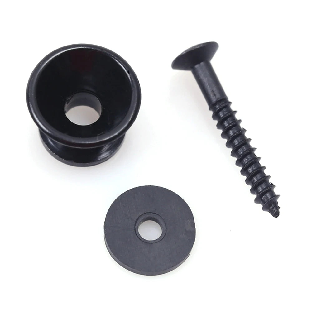 2pcs Professional Guitar Pegs Strap Lock Metal Anti-slip