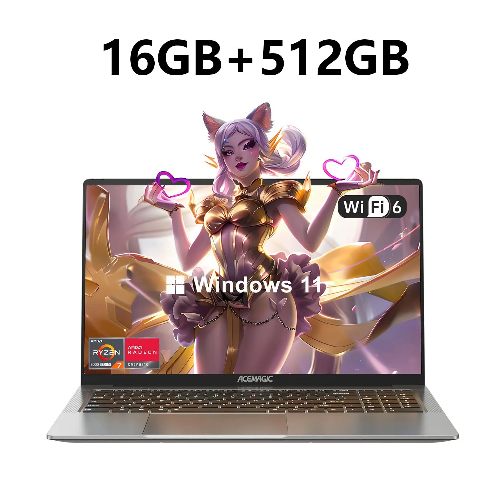 ACEMAGIC Notebook Ryzen 7 5700U Laptop