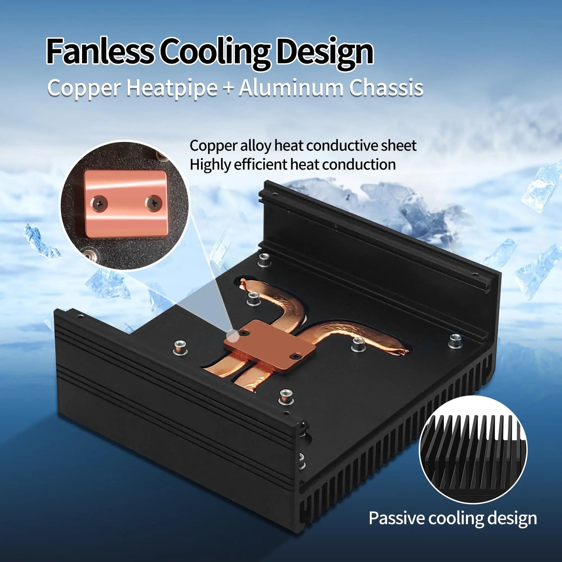 CWWK Mini PC Fanless Ryzen 5 5500U Firewall Appliance