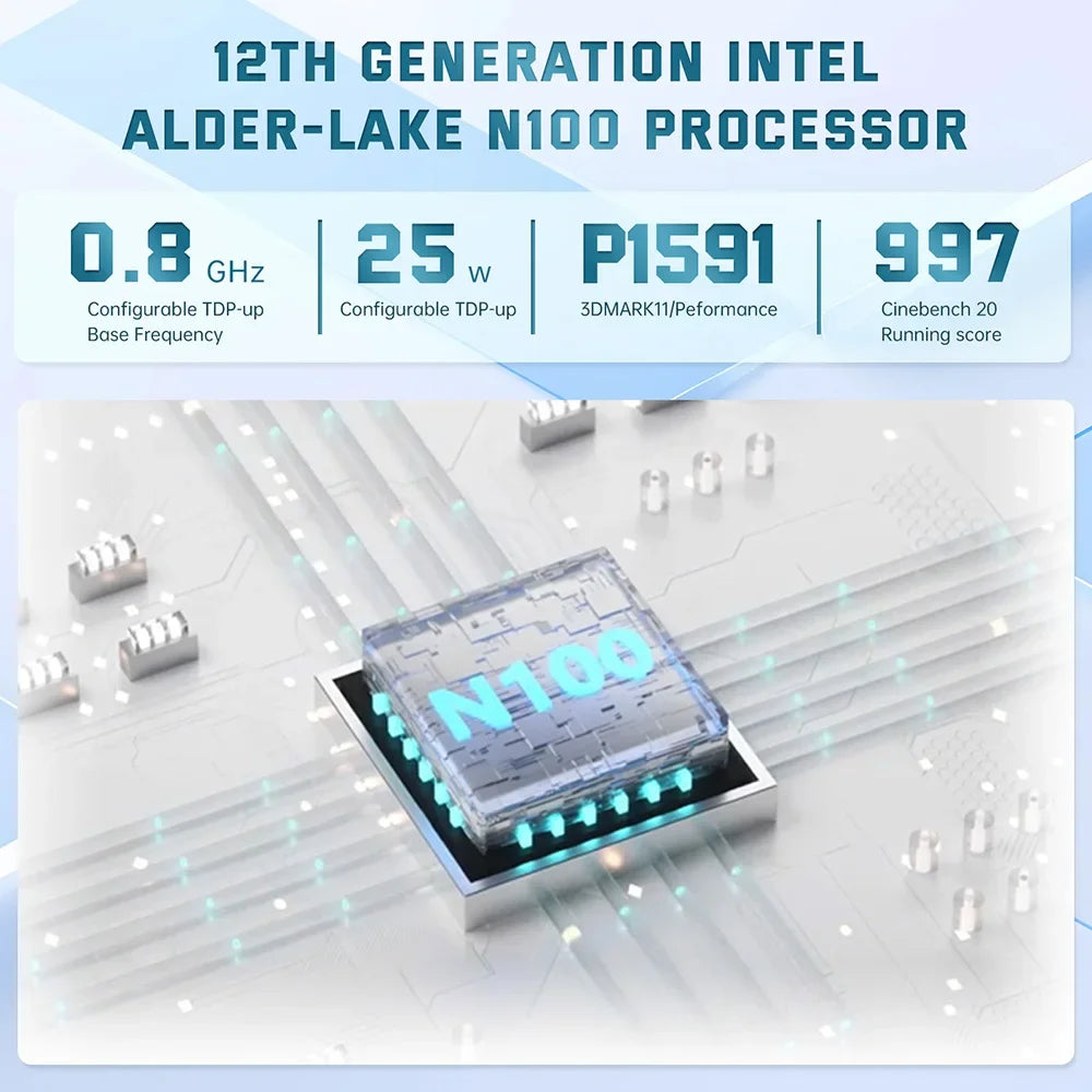 SOYO M2 Plus Mini PC Intel Alder Lake N100 Windows11 Pro 8