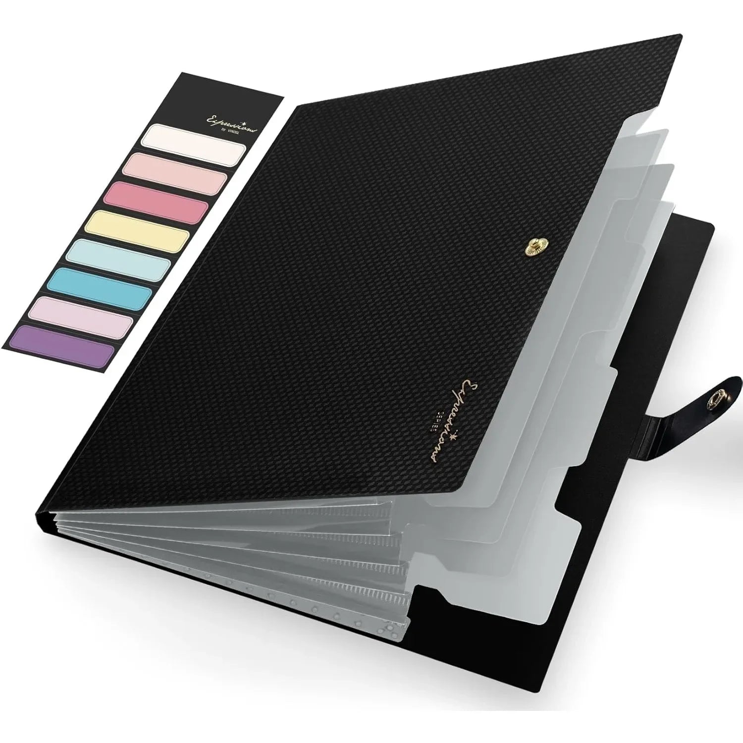 Expandable File Folder, Letter Size Organizer, 5 Pockets