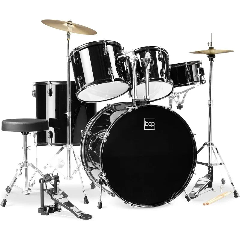 5-Piece Full Size Complete Adult Drum Set
