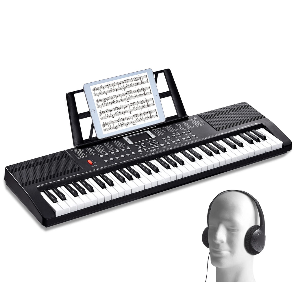 SucceBuy 61 Key Digital Piano Electric Portable Keyboard
