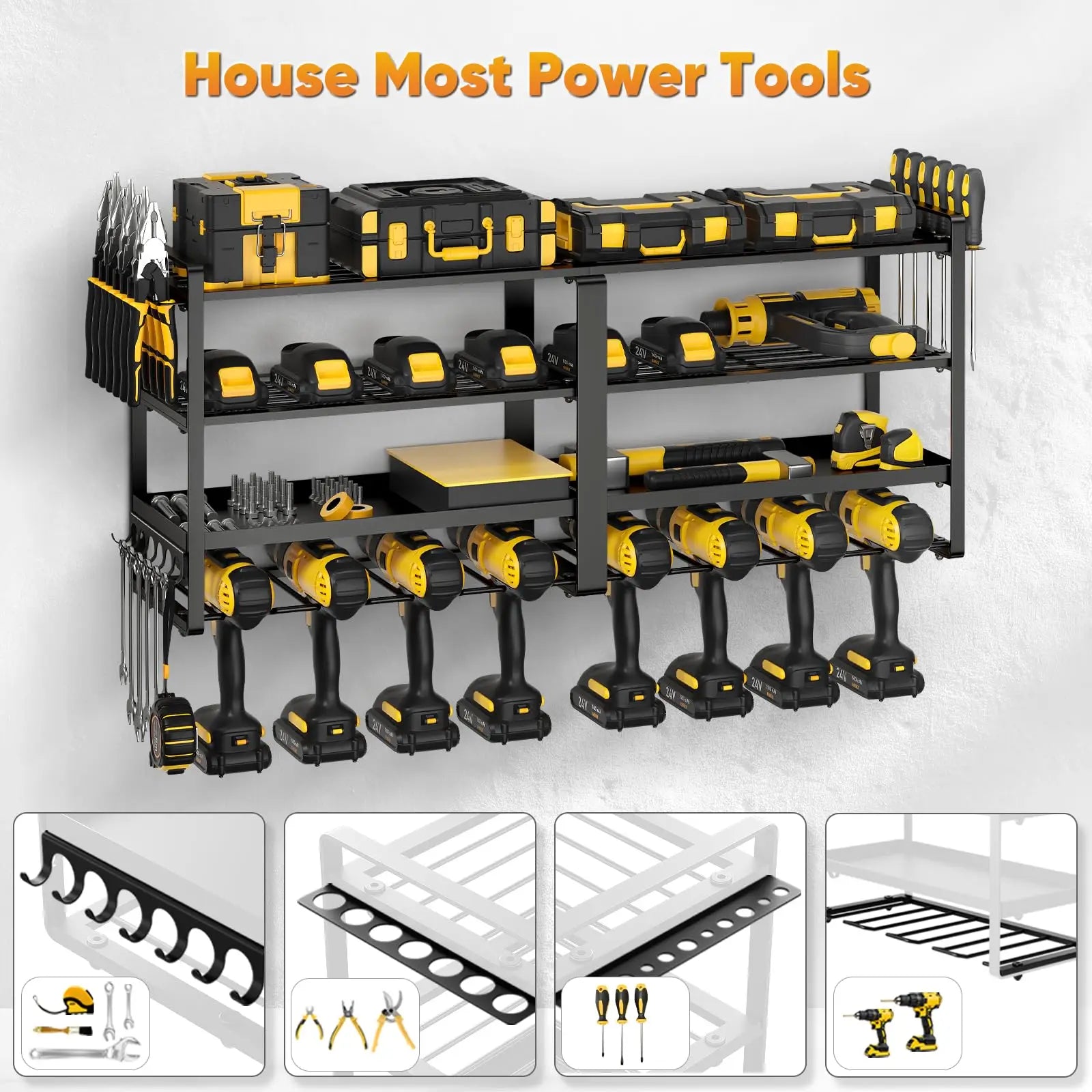 4 Layer Garage and Storage, Suitable Utility Racks