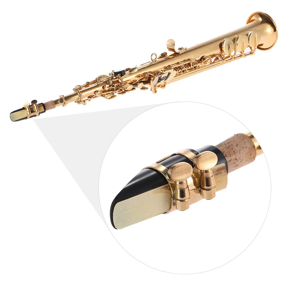 Brass Straight Soprano Saxophone Bb B