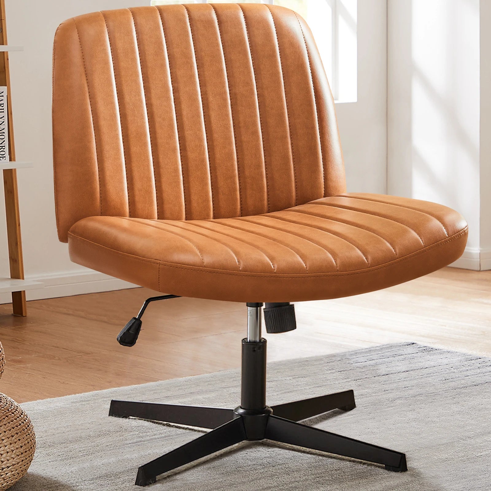 JHK Cross Legged Office Living Room Rocking Chair