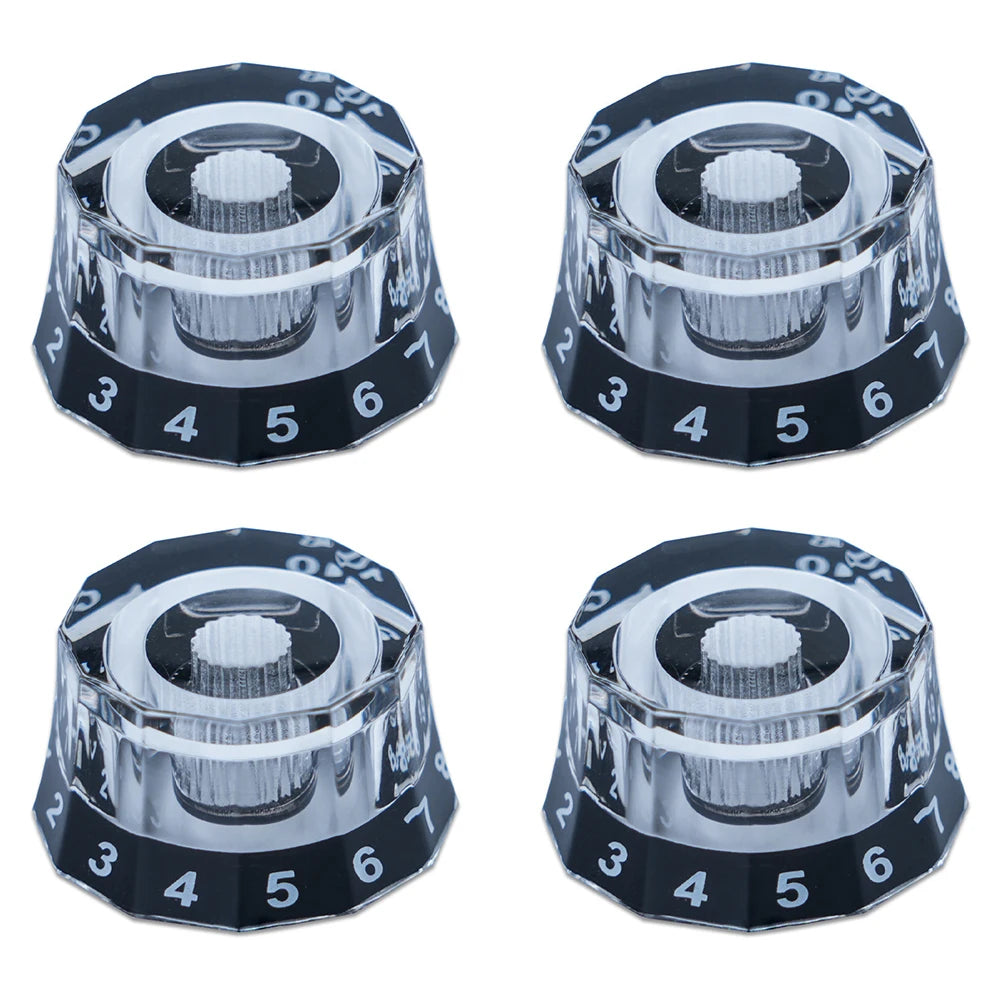 4 Pcs Electric Guitar Knobs Lampshade Style