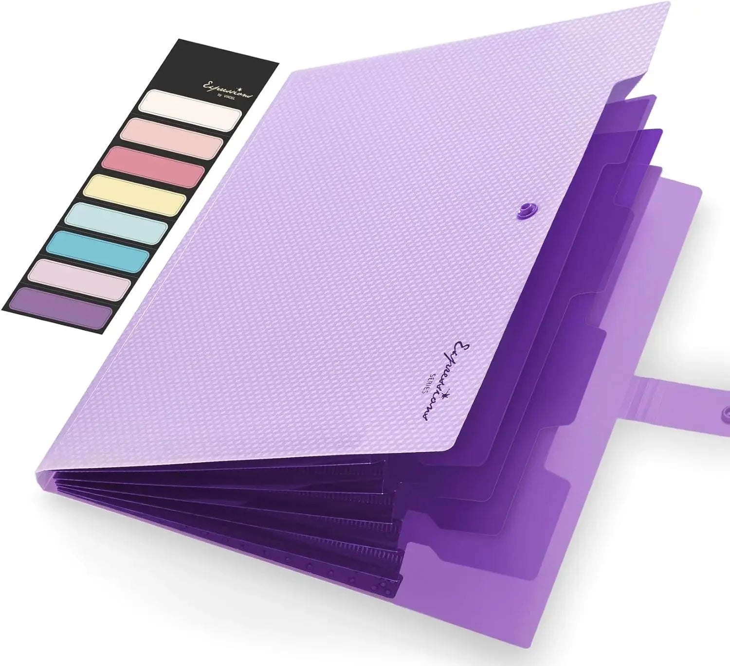 Expandable File Folder, Letter Size Organizer, 5 Pockets