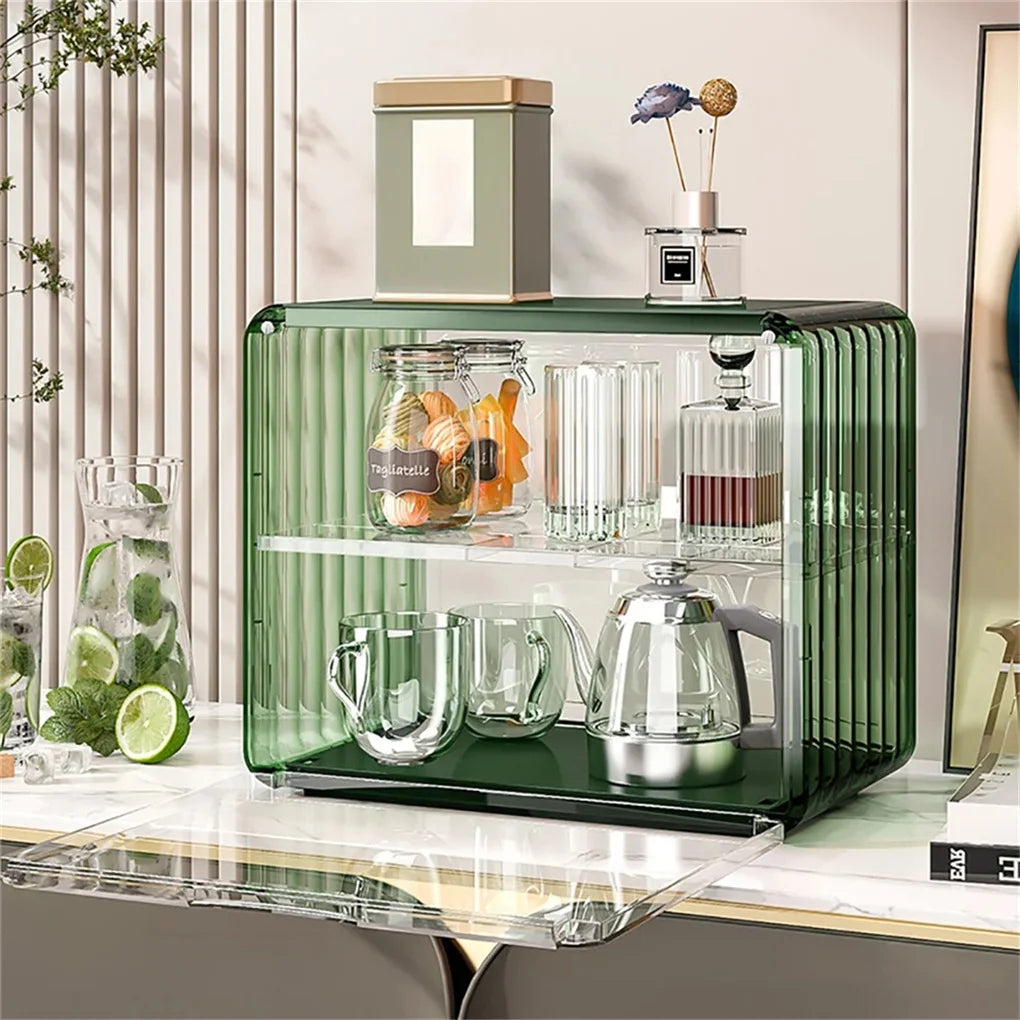 Dust-proof Cup Storage Rack Kitchen Organizer