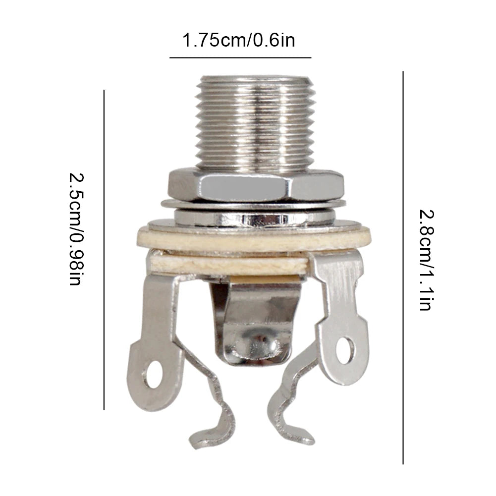 Mono Output Jack for Electric Guitar Bass Parts