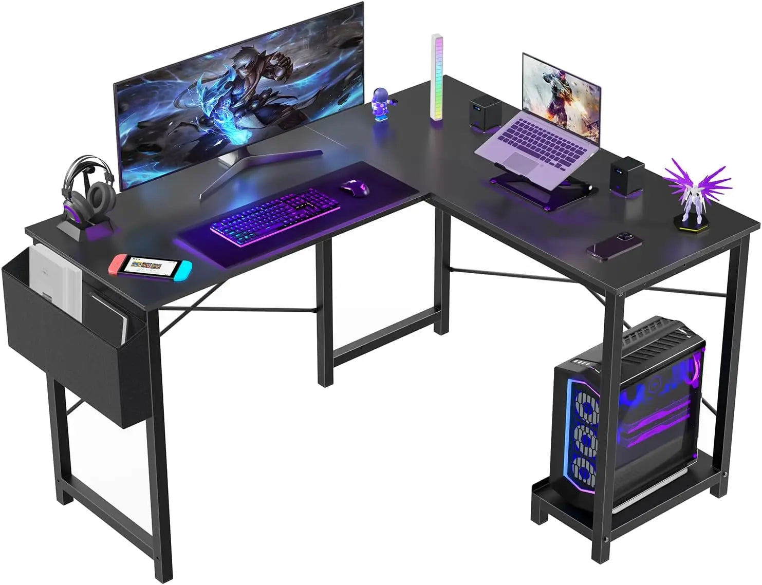 L Shaped Desk. 50-Inch Computer Desk.