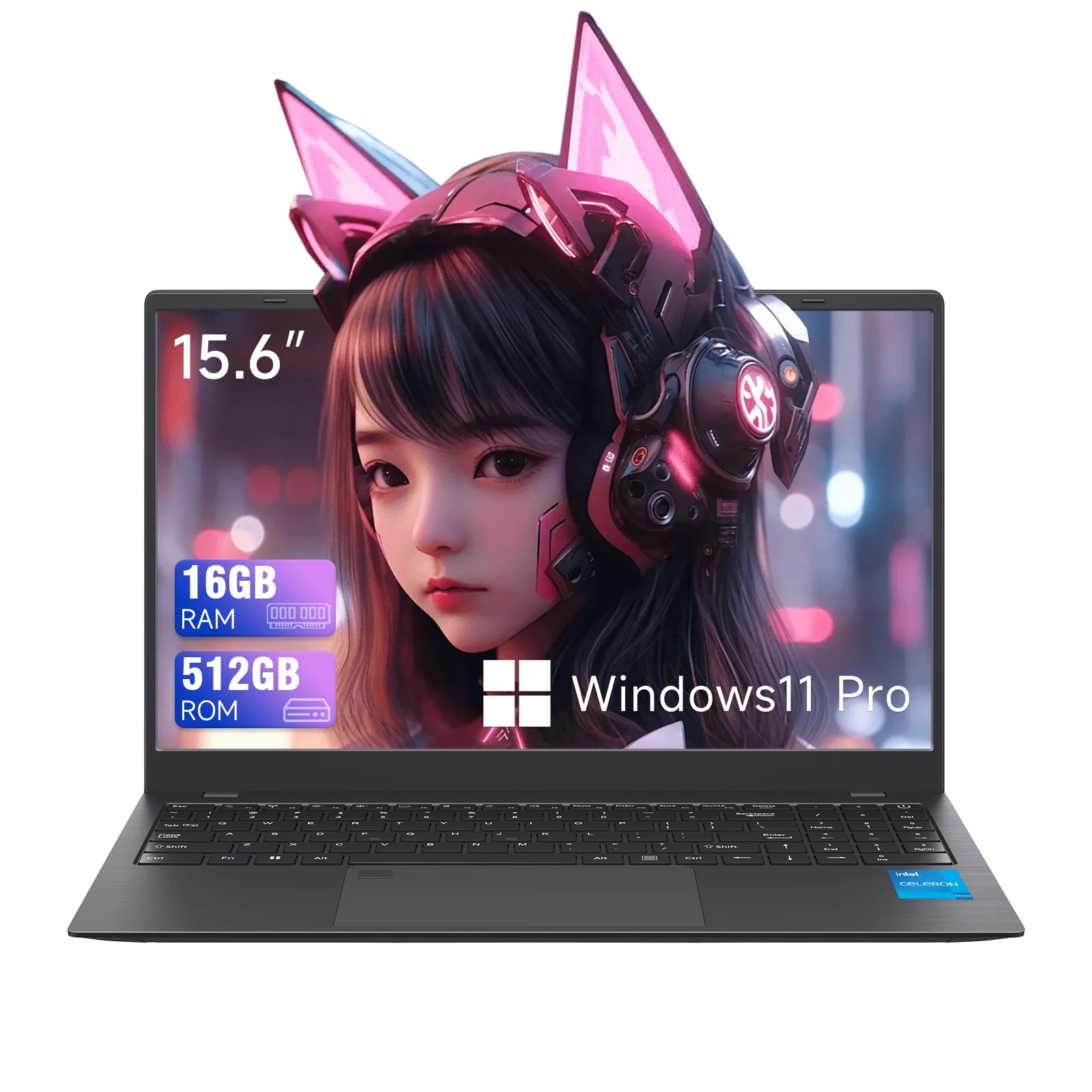 15.6 Inch Business Laptop Notebook PC CPU N5095