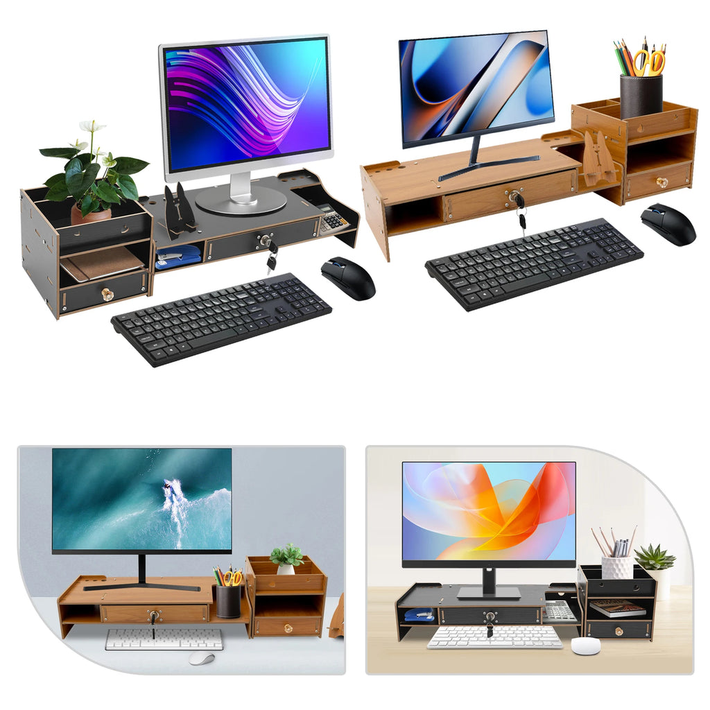 Modern Desktop Monitor Booster Stand 17.5*20*16cm
