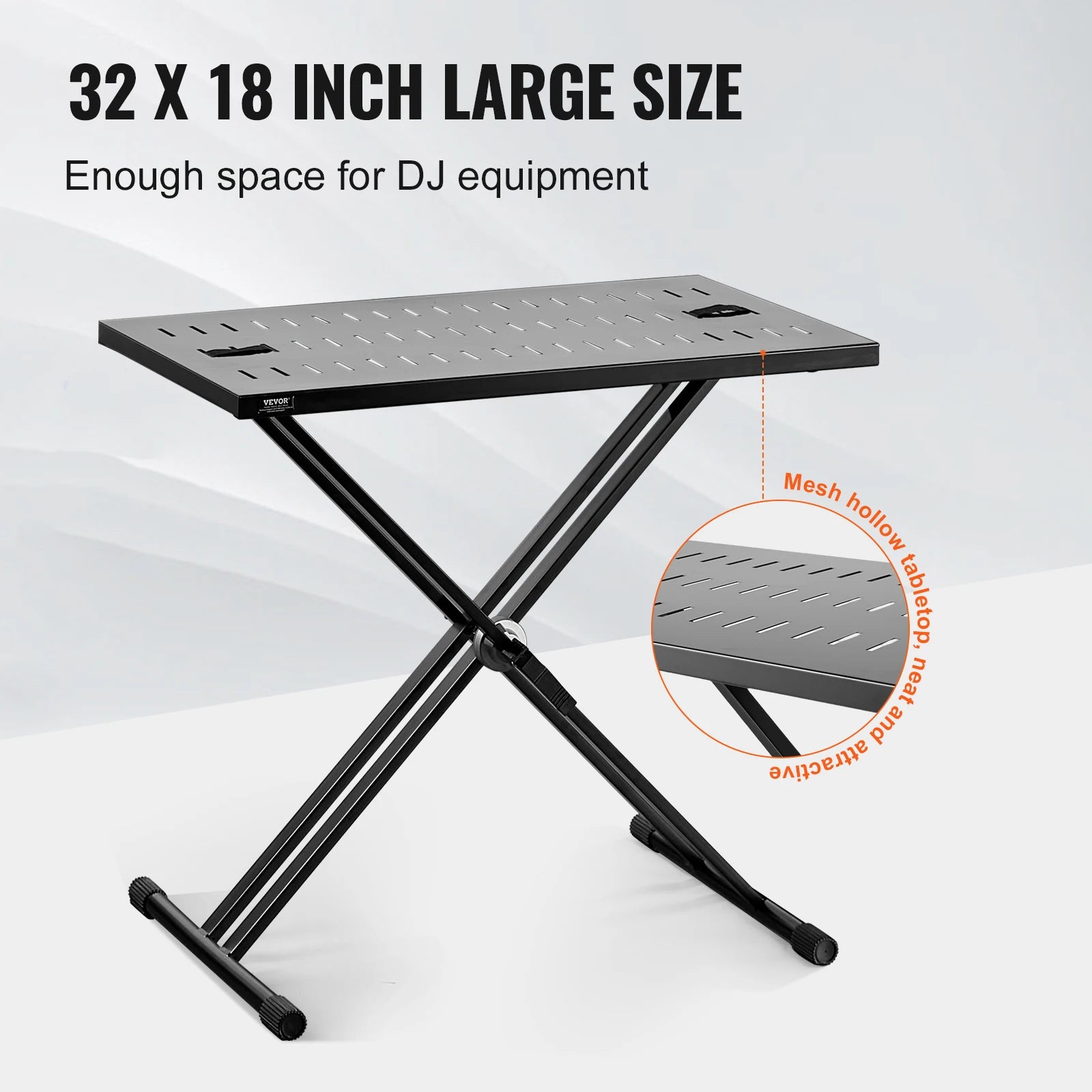 SucceBuy DJ Table Stand 32" x 20" Portable