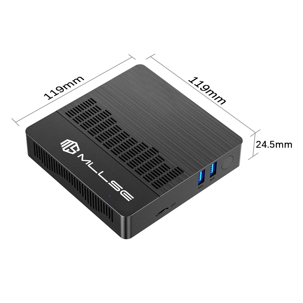 MLLSE M2 Air Mini PC Intel Celeron N4000 CPU Window11