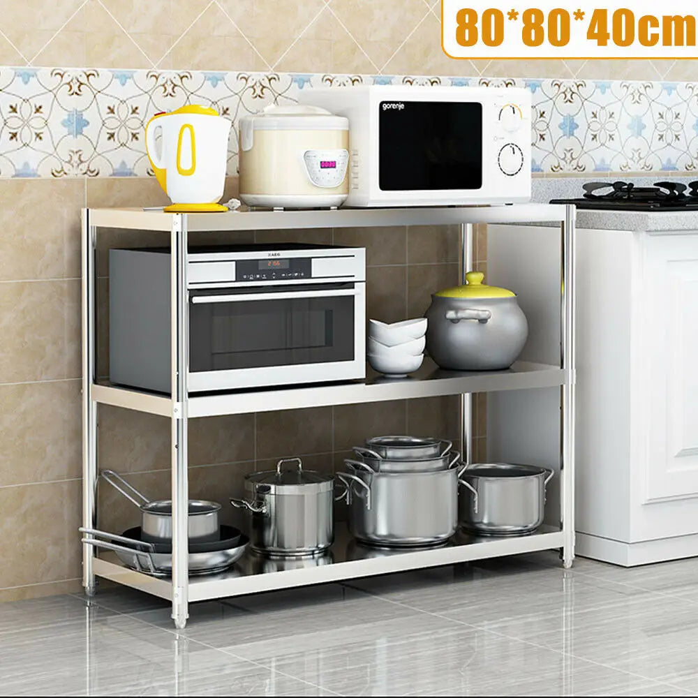 Heavy Duty Storage Shelving Organizer Stainless Steel