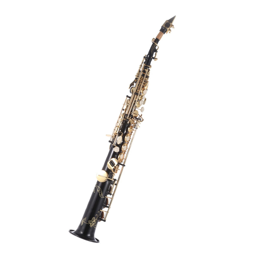 Brass Straight Soprano Saxophone Bb B Flat