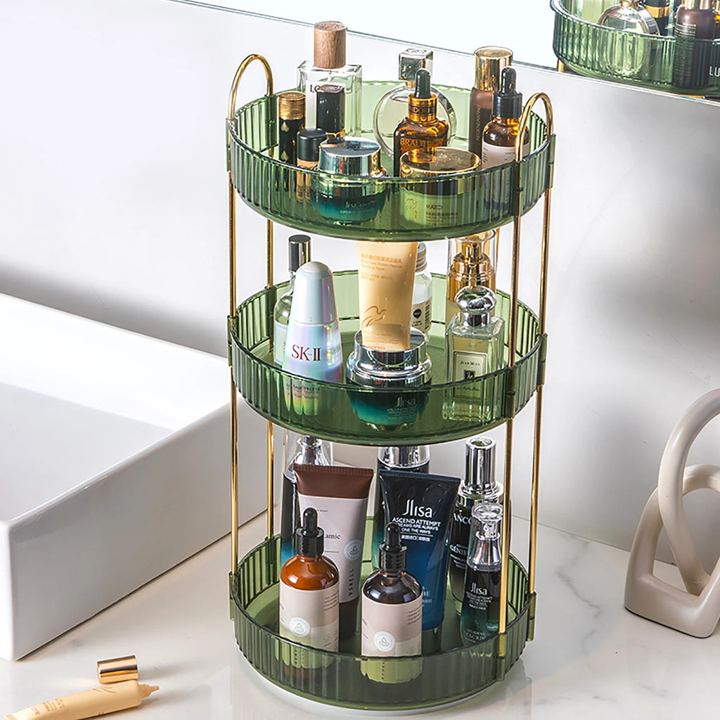 High-Capacity Skincare Clear Make Up Storage