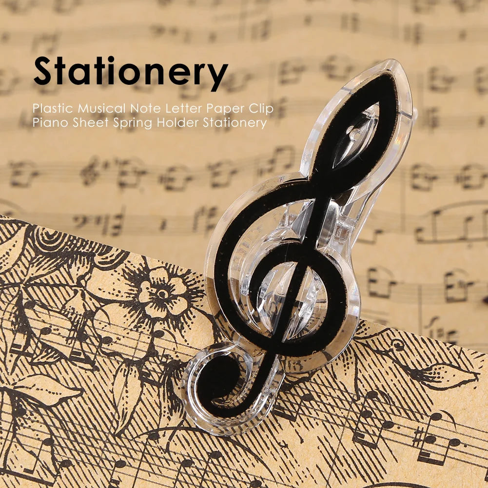 Plastic Musical Note Spring Holder
