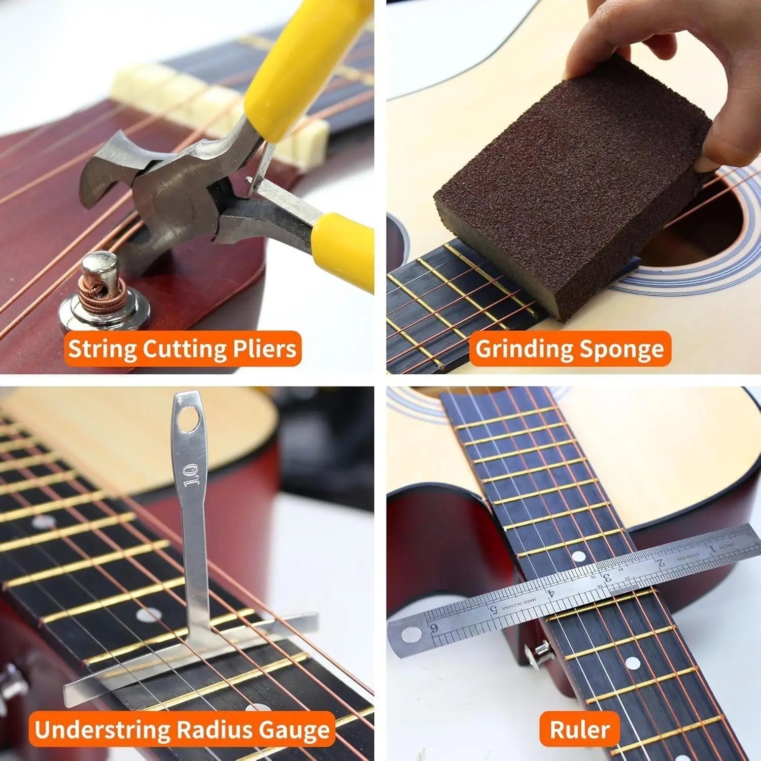 72PCS Guitar Repair & Maintenance Tool Set