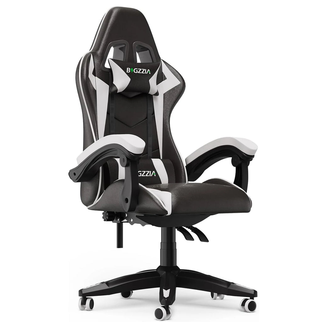 Ergonomic Chair w/Lumbar Cushion, Headrest Adjustable