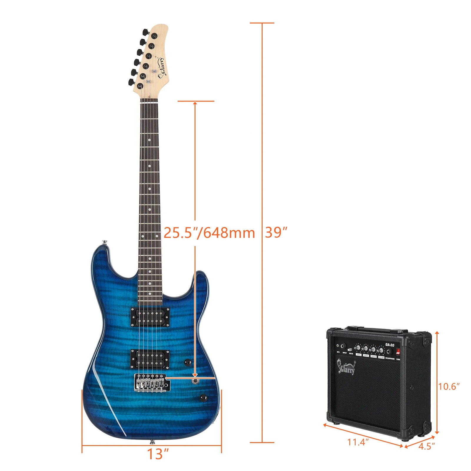 GST Pickup Tiger Stripe Electric Guitar Kit