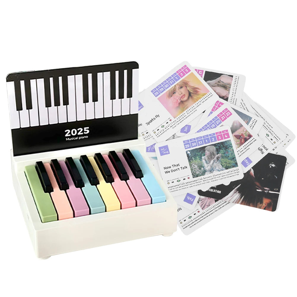 BT Taylor Piano Calendar 2025 Music Sheets