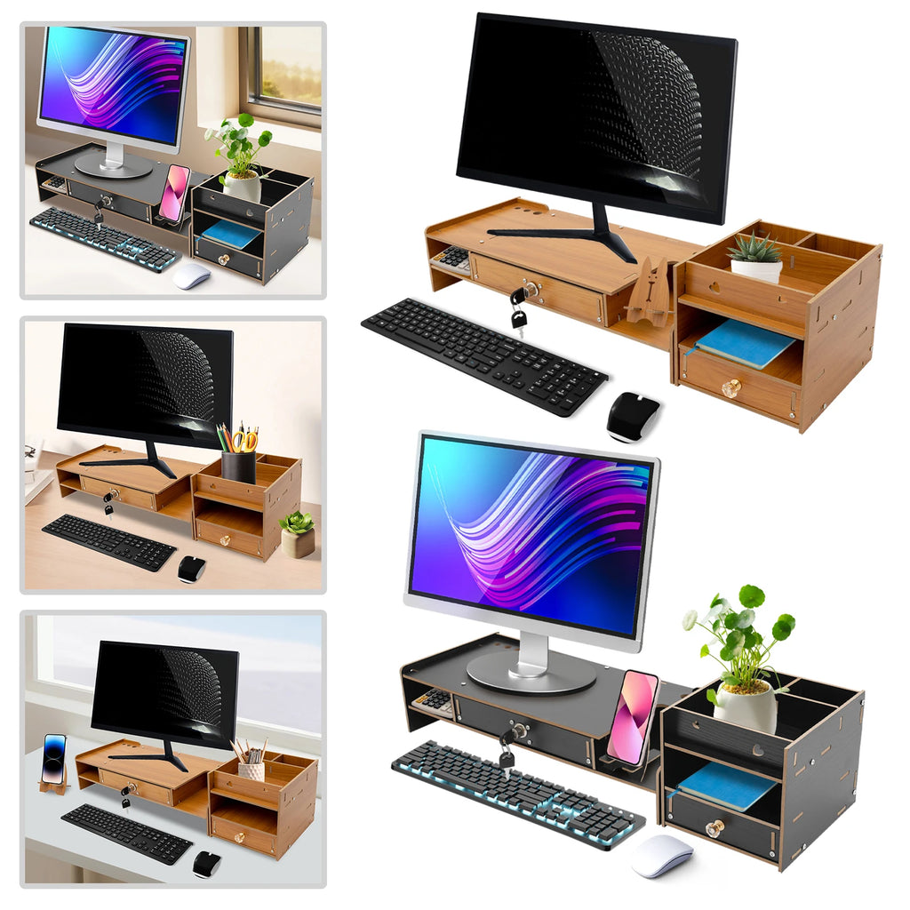 Modern Desktop Monitor Booster Stand 17.5*20*16cm