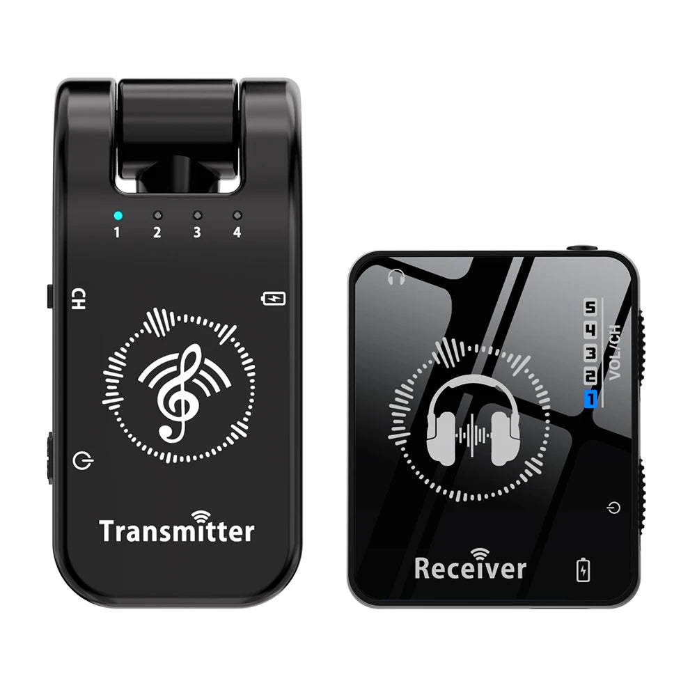 Wireless In-Ear Monitor System 40M Transmission Transmitter Receiver