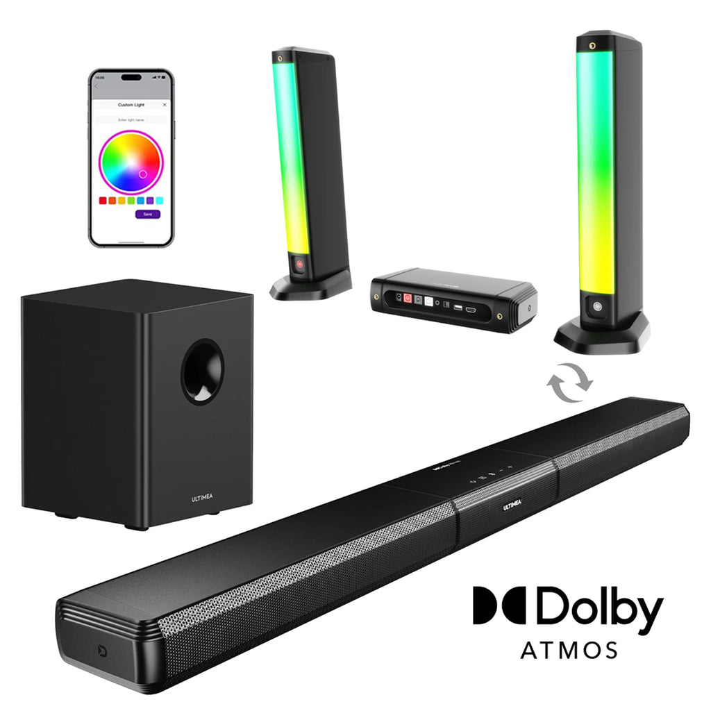 ULTIMEA 5.1 Detachable Soundbar for TV with Dolby Atmos