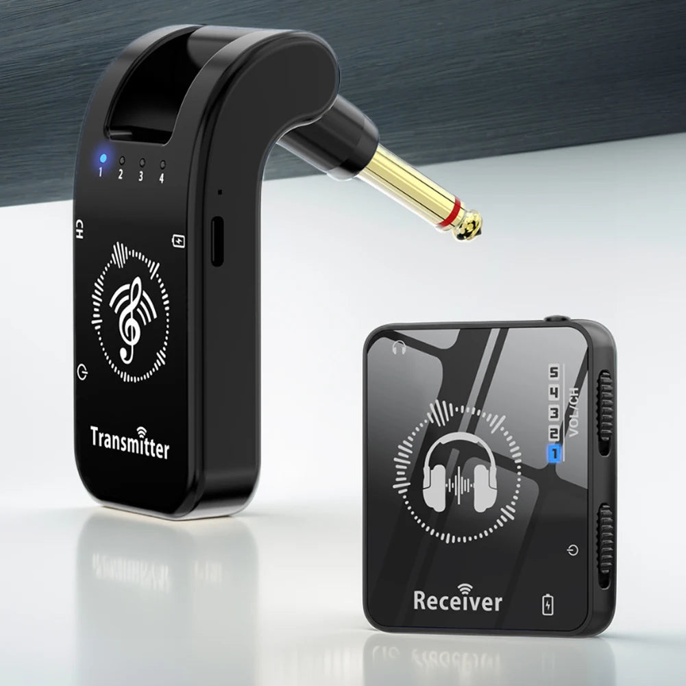 Wireless In-Ear Monitor System Rechargeable Transmitter Receiver