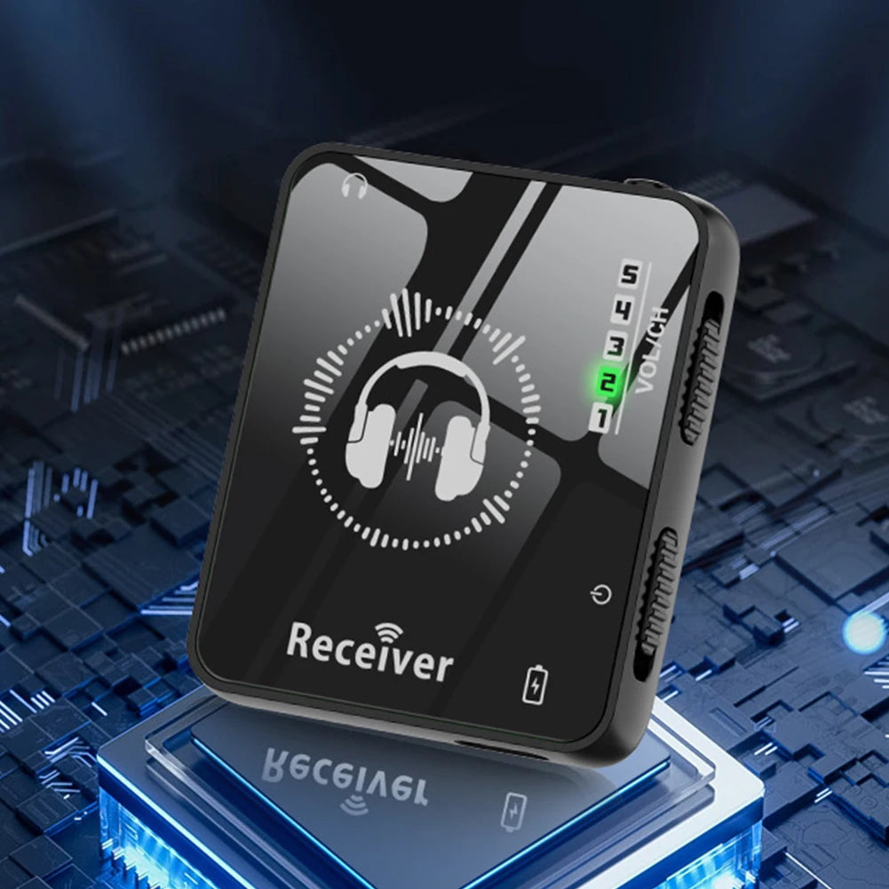 Wireless In-Ear Monitor System Rechargeable Transmitter Receiver