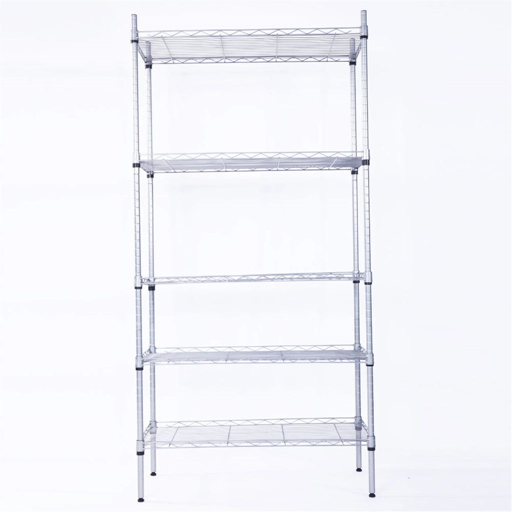 Rectangle Carbon Steel Metal Assembly 5-Shelf Storage