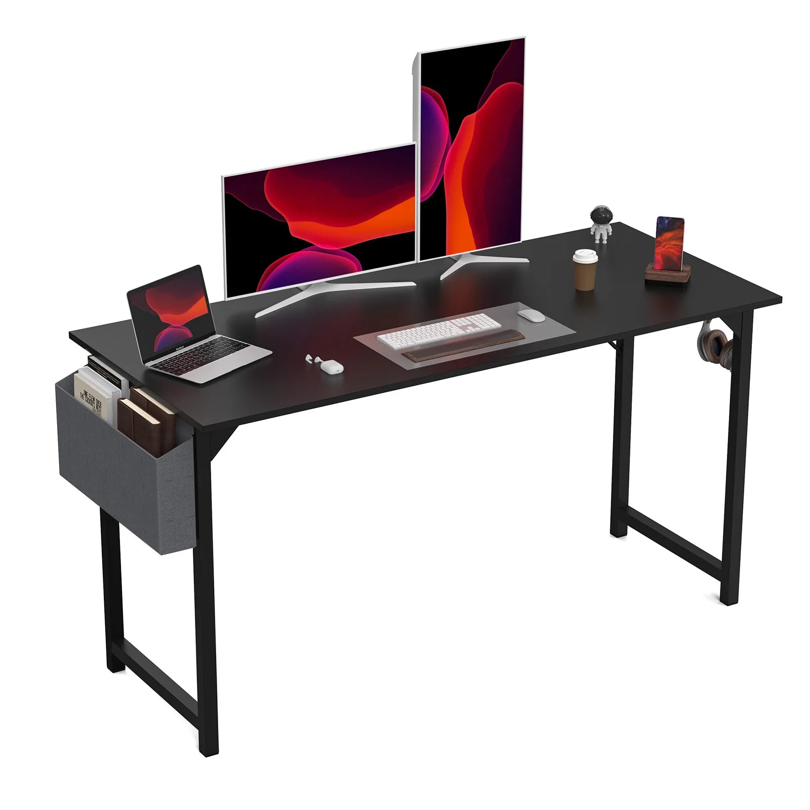 JHK Computer Desk Writing Study Office Gaming Easy Assembly