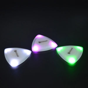 LED Glowing Guitar Pick Touch Luminous