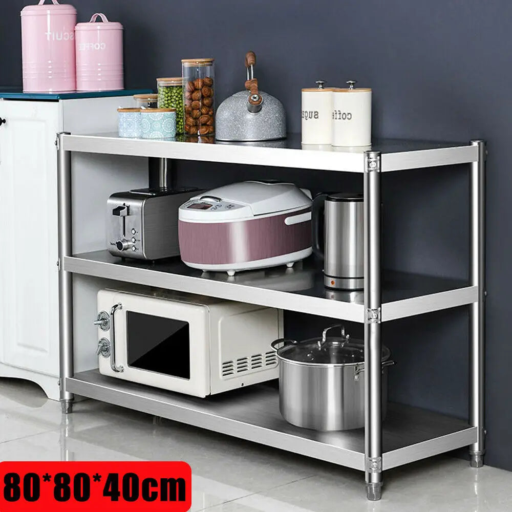 Heavy Duty Storage Shelving Organizer Stainless Steel