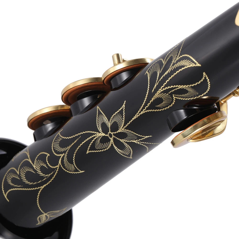 Brass Straight Soprano Saxophone Bb B Flat
