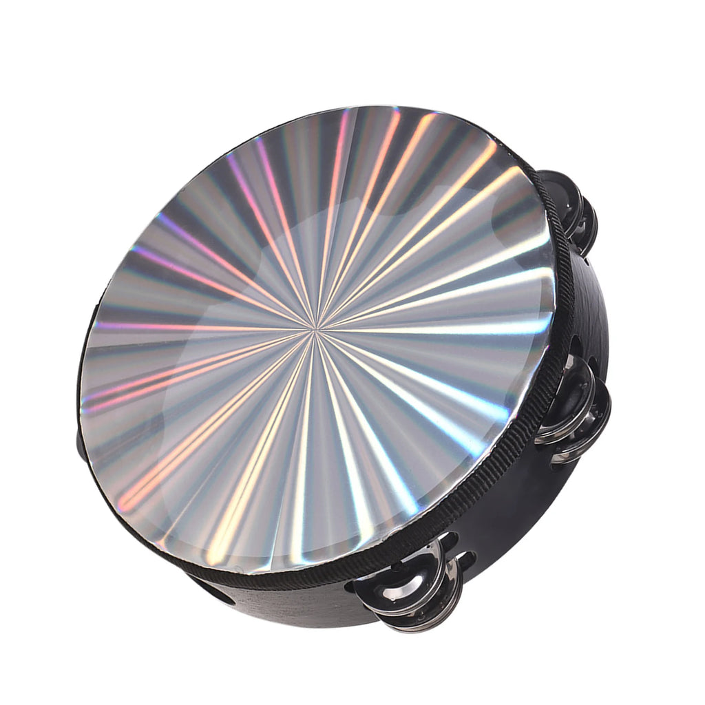 8 Inch Wooden Radiant Tambourine Handbell