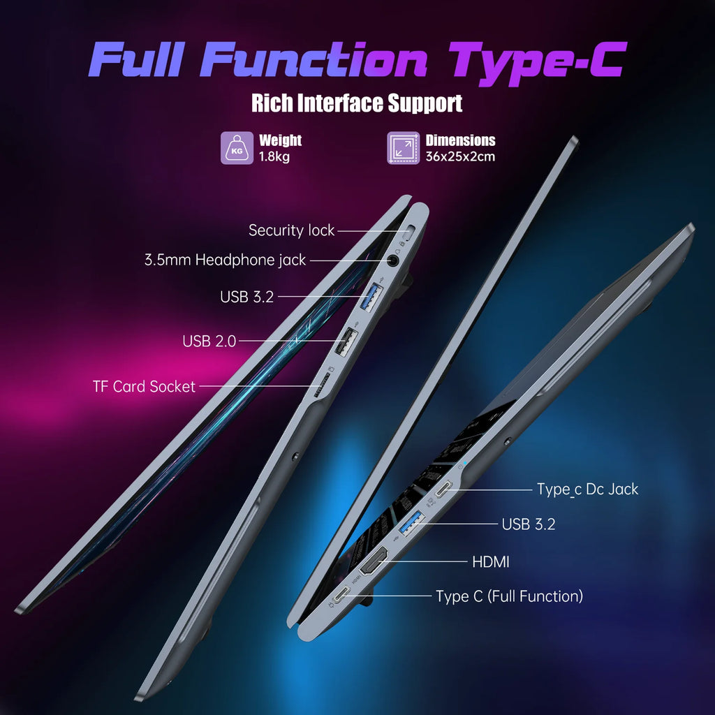 ACEMAGIC RX16 AMD Ryzen Ultra Slim Windows 11Pro