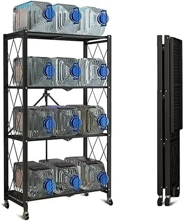 Storage Shelves w/Wheels 4/5/6 Tier