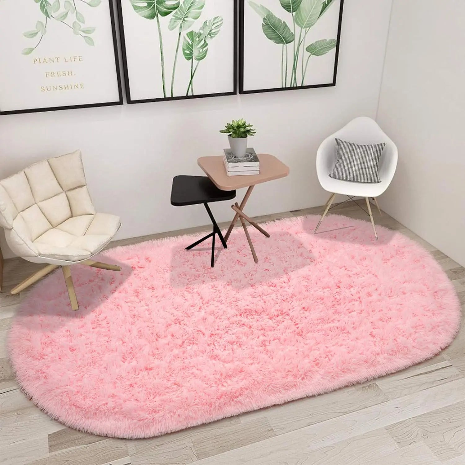 Fluffy Ultra Soft Area Rugs for Nursery Mats, 2.6 x 5.3ft