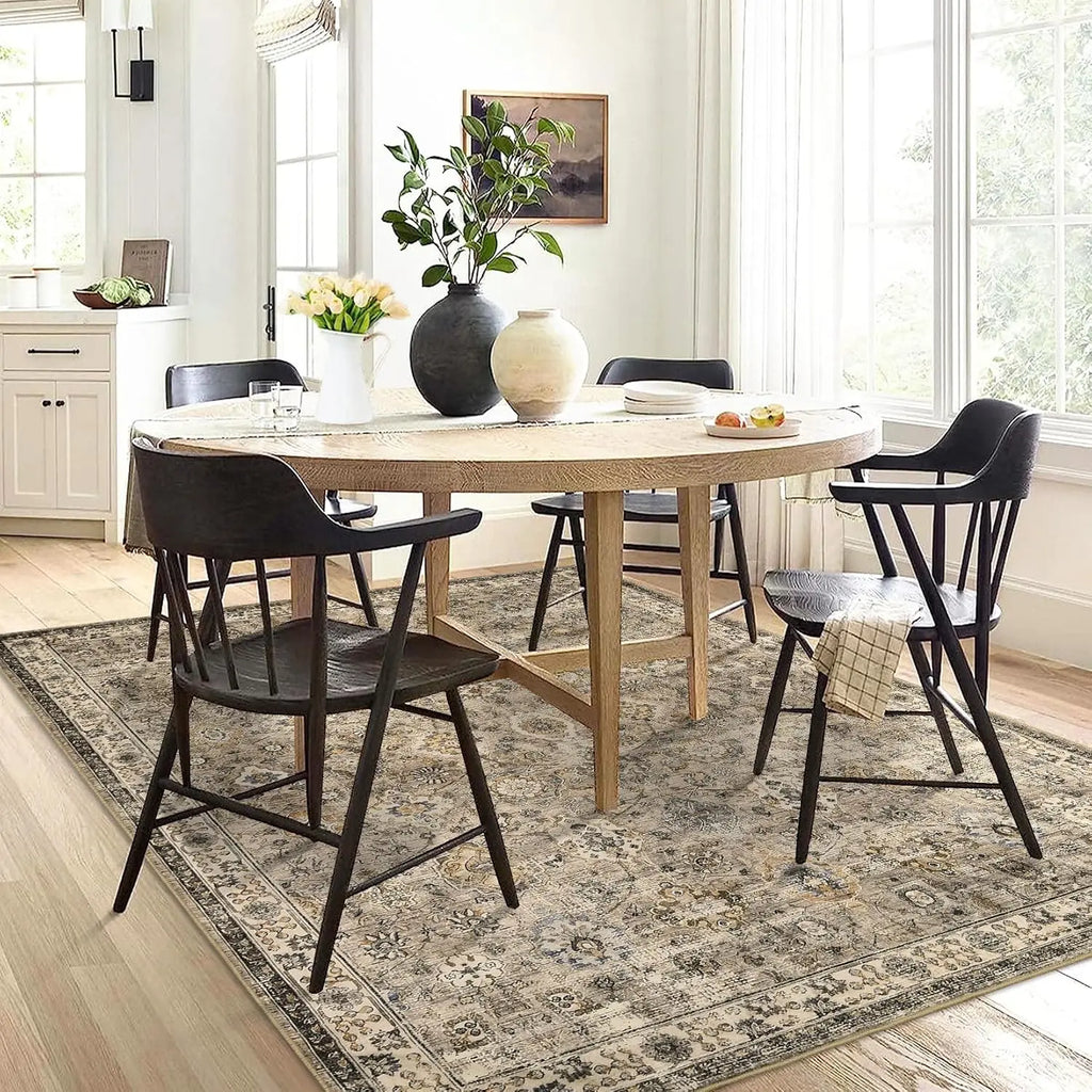 Washable Area Rugs Non-Slip Accent Super Soft