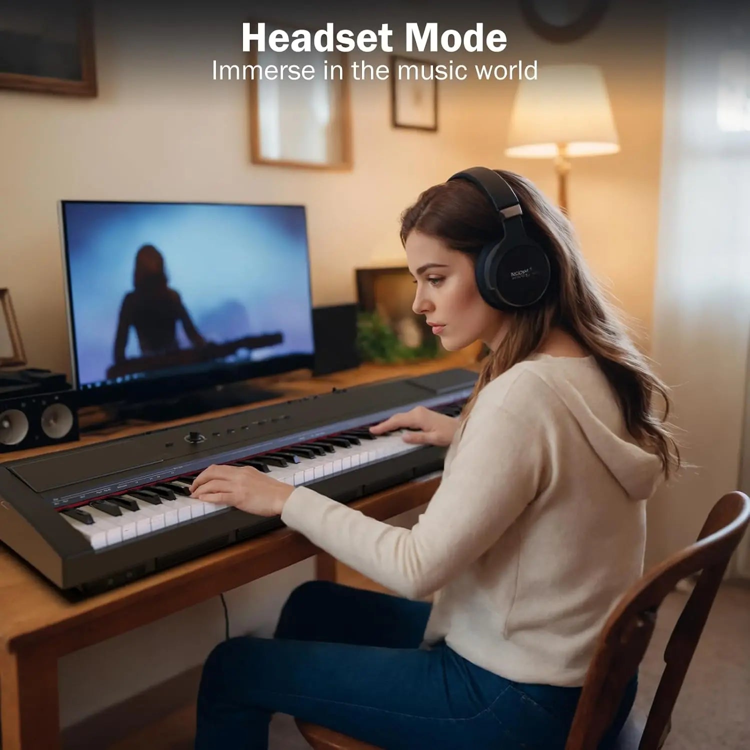 88 Key Digital Keyboard Semi-Weighted Digital Piano