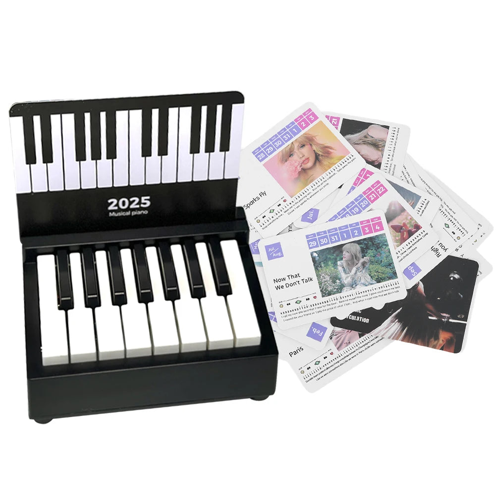 BT Taylor Piano Calendar 2025 Music Sheets