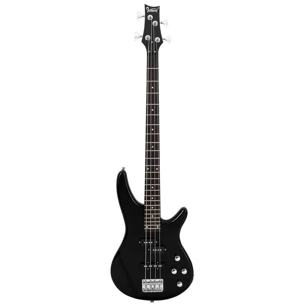 GIB Electric Bass Guitar Full Size 4 String Black